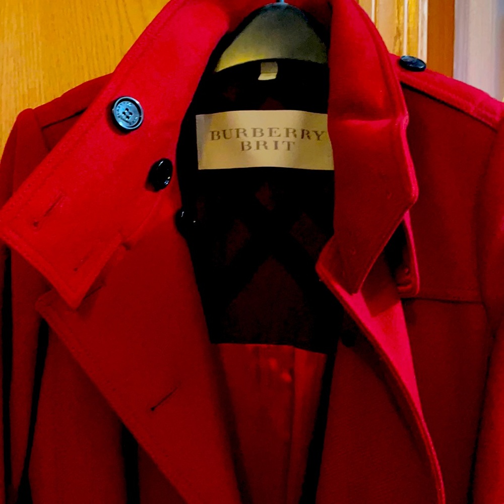 Burberry pea coat